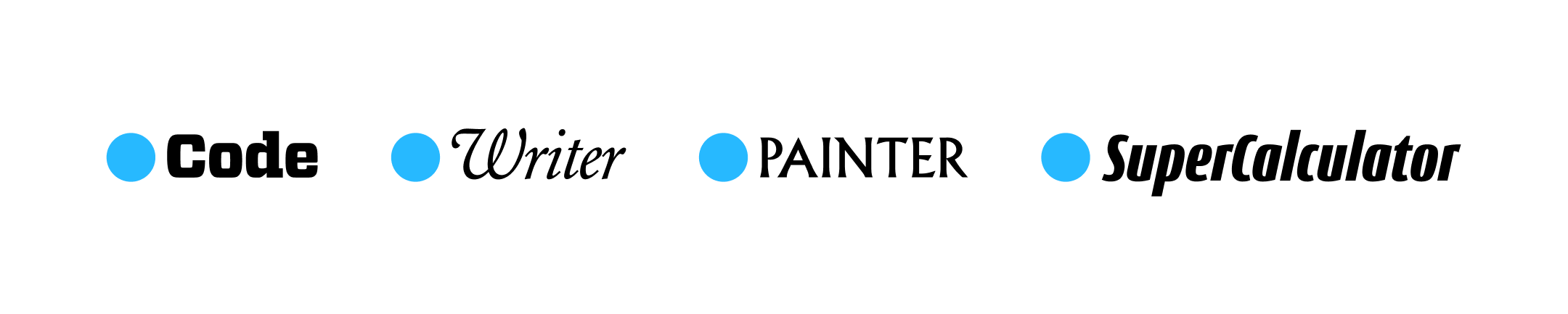 Tools, controlled by characters