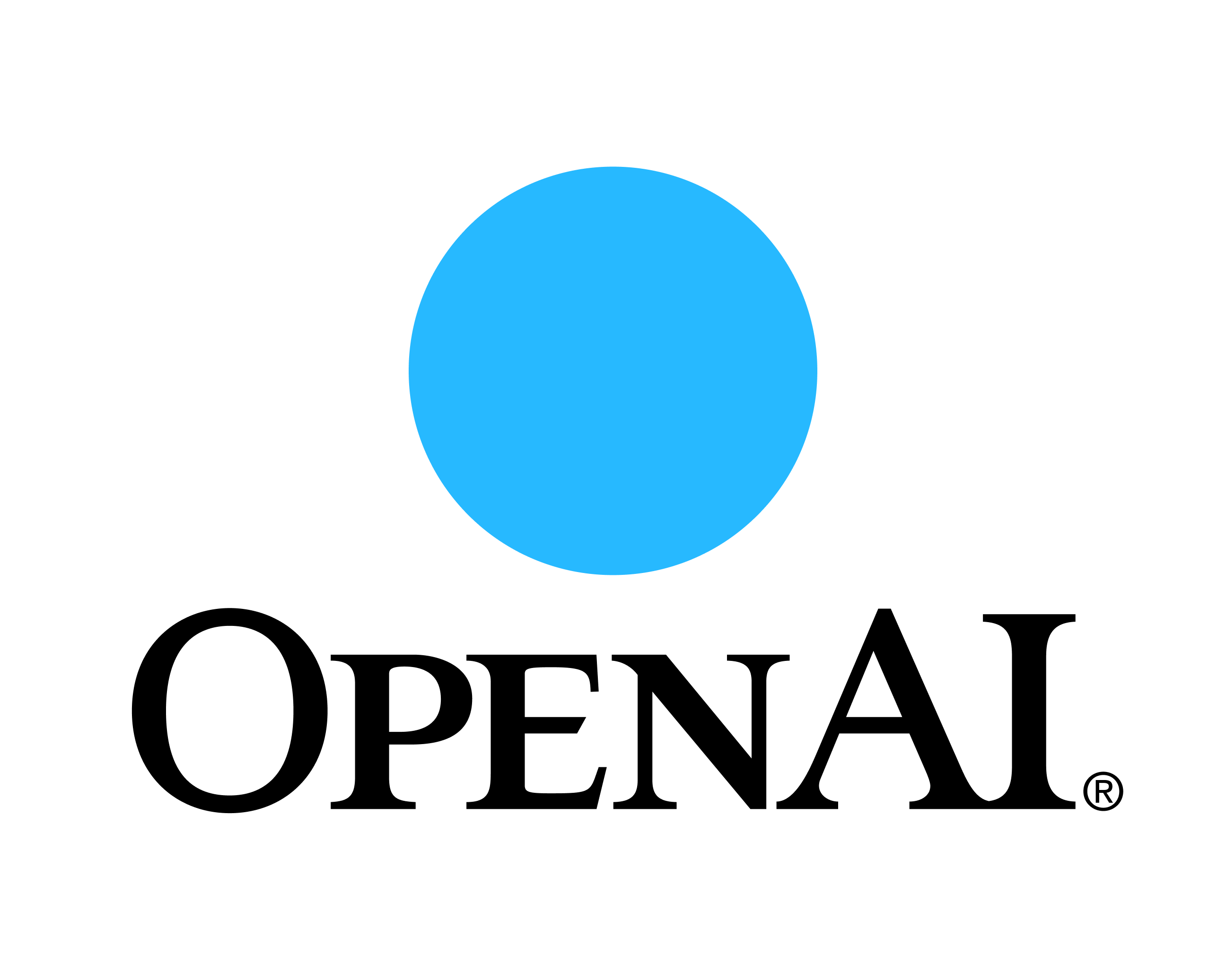 OpenAI Circle + Wordmark Logo