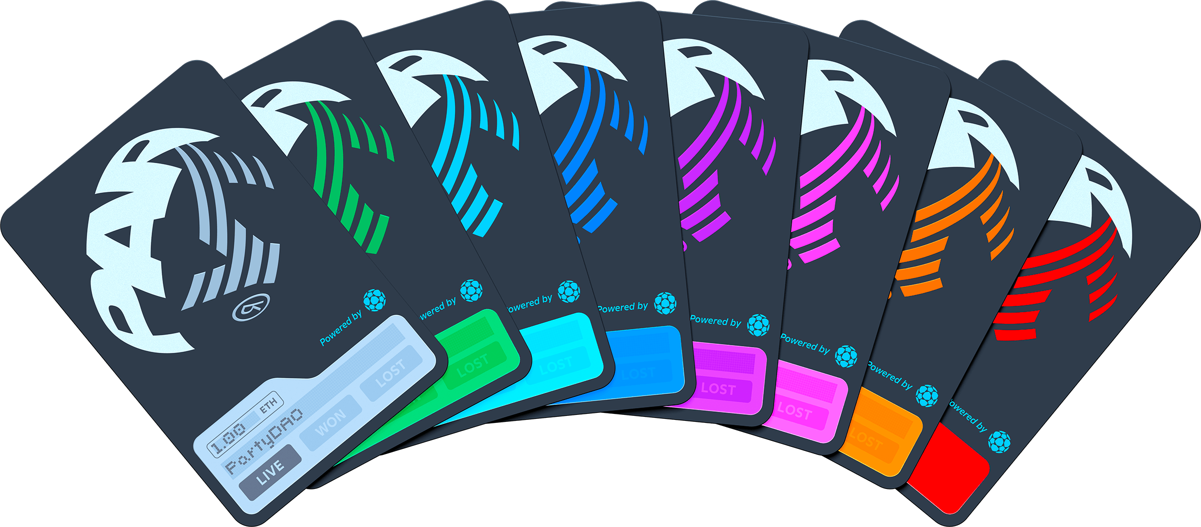 Party Cards Spread, Dark