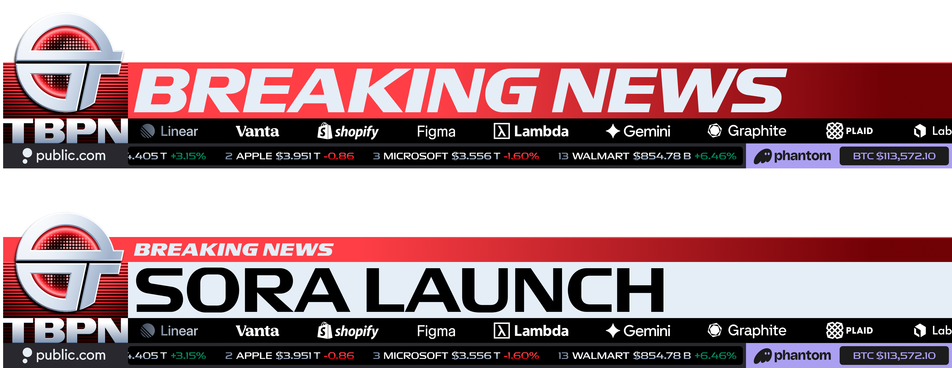 Breaking News Chyron